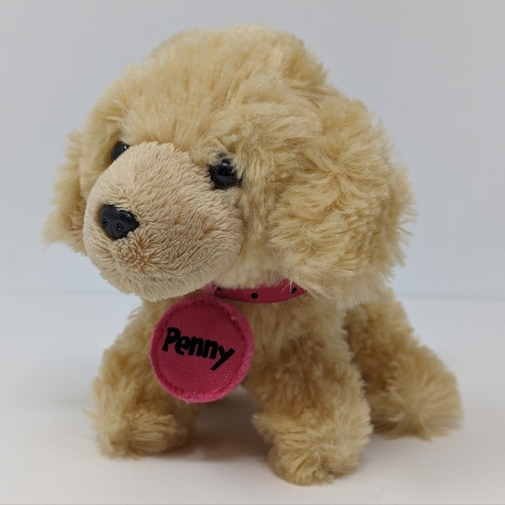 Justice Pet Shop Dog Penny Golden Retriever Puppy Plush Stuffed Animal